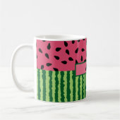 Mug Bague et graines de pastèque Cute Personnalisé (Gauche)