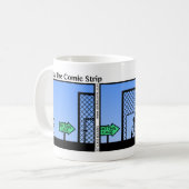 Mug Baguette de cage en batterie - 083 (Devant gauche)
