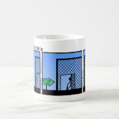 Mug Baguette de cage en batterie - 083 (Centre)
