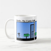 Mug Baguette de cage en batterie - 083 (Gauche)