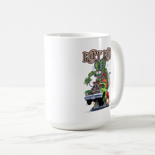 Mug Baguette de rat rétro (Devant droit)