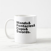 Mug Baguettes & Pentacles & Coupes & Épées | Cartes de (Gauche)