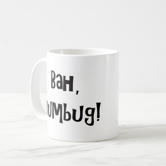 Mug bah humbug (Devant gauche)