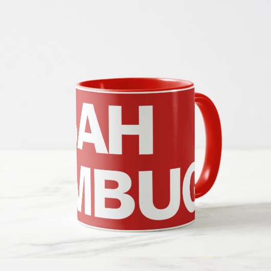 MUG BAH HUMBUG | (Devant droit)