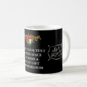 Mug Bah Humbug ! Cadeau de Noël personnalisé (Devant droit)