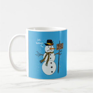 Mug Bah Humbug Grincheux Noël Bonhomme de Neige Introv