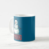 Mug Bah Humbug Santa Hat Angry Snowman Sarcastic Chris (Devant gauche)