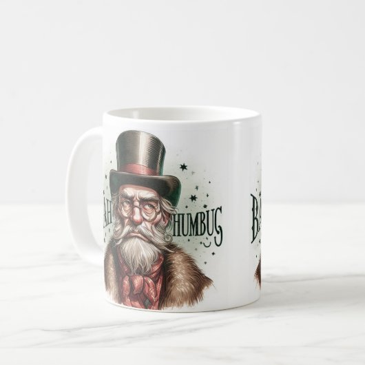 Mug Bah humbug ! Scrooge approuvé ! (Devant gauche)
