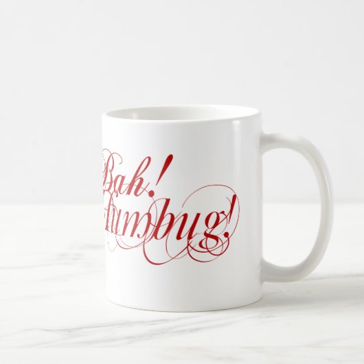 Mug Bah ! Humbug ! typographie (Droite)