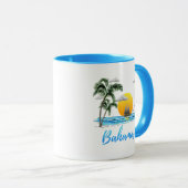 Mug Bahamas Vacances (Devant droit)