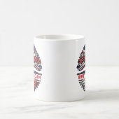 Mug Bahrain Bahraini British UK Tree Roots Flag (Centre)