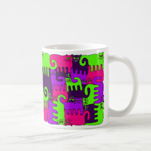Mug Baie de forêt de chats de puzzle "1" (NOUVEAU)