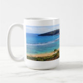 Mug Baie de Hanauma, vue de Honolulu, Oahu, Hawaï (Gauche)