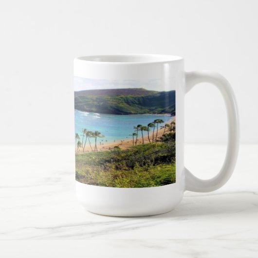 Mug Baie de Hanauma, vue de Honolulu, Oahu, Hawaï (Droite)