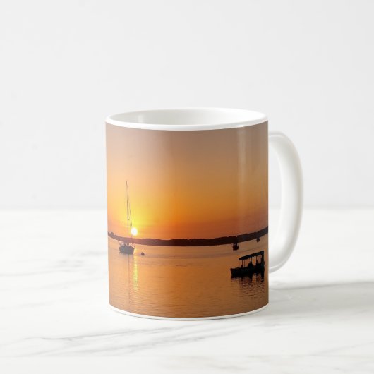 Mug Baie Morro au coucher du soleil (Devant droit)