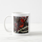 Mug Baies blanches Primitive Noël Cardinal Rouge (Gauche)