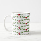 Mug Baies de Houx de Noël (Gauche)