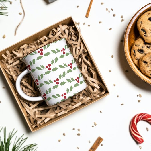 Mug Baies de Houx de Noël
