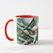 Mug Baies Rouges dans la Neige 2025 (Gauche)