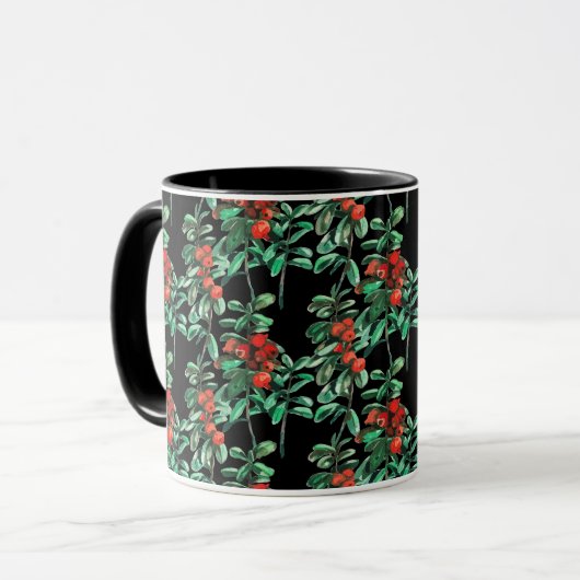 Mug Baies rouges, lingonberries (Devant gauche)