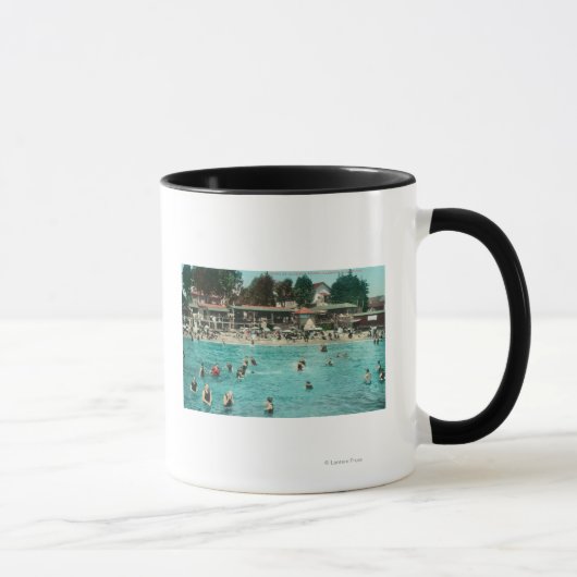 Mug Baignade à Alameda BeachAlameda, CA (Droite)