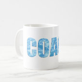 Mug Baignade Coach Piscine d'eau nage et plongée Coach (Devant gauche)