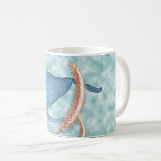 Mug - Baignade de baleine à travers l'herbe (Devant droit)