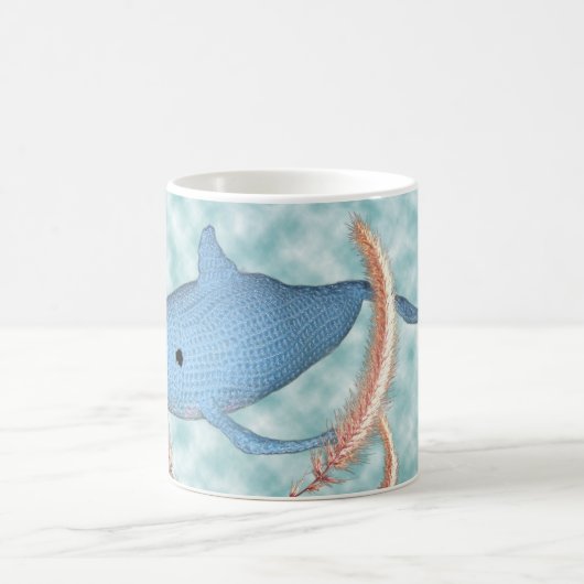 Mug - Baignade de baleine à travers l'herbe (Centre)