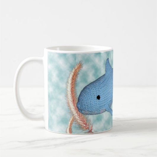 Mug - Baignade de baleine à travers l'herbe (Gauche)