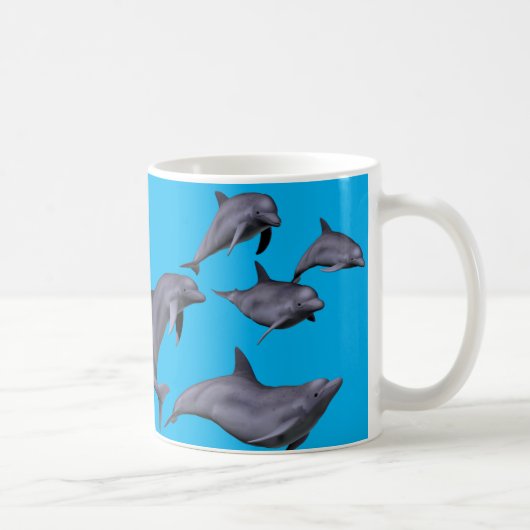 Mug Baignade Les Dauphins D'Océan (Droite)