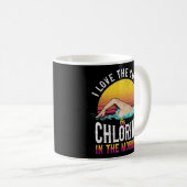 Mug Baignade Nage J'Aime L'Odeur Du Chlorin (Devant droit)