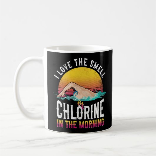Mug Baignade Nage J'Aime L'Odeur Du Chlorin (Gauche)