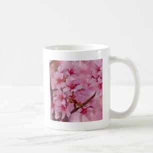 Mug Baigné dans les fleurs de cerisier japonaises rose