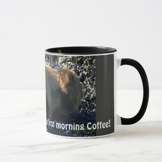 Mug BAIGNER GRIZZLY DANGEREUSEMENT LA FAUNE SAUVAGE Mu (Droite)