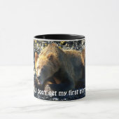 Mug BAIGNER GRIZZLY DANGEREUSEMENT LA FAUNE SAUVAGE Mu (Centre)