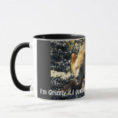 Mug BAIGNER GRIZZLY DANGEREUSEMENT LA FAUNE SAUVAGE Mu (Gauche)