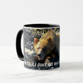 Mug BAIGNER GRIZZLY DANGEREUSEMENT LA FAUNE SAUVAGE Mu (Devant gauche)