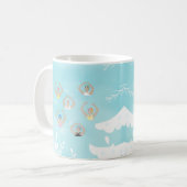 Mug Baigneurs artistiques | Art d'hiver de natation ar (Devant gauche)