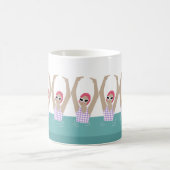 Mug Baigneurs artistiques | Illustration de natation a (Centre)
