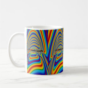 Mug Bâillement de couleur de techno