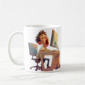 Mug Bâillement pour café ! Pour Lui (Gauche)