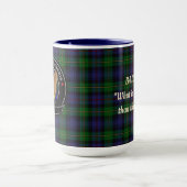 Mug Baillie Clan Badge & Tartan Combo (Centre)