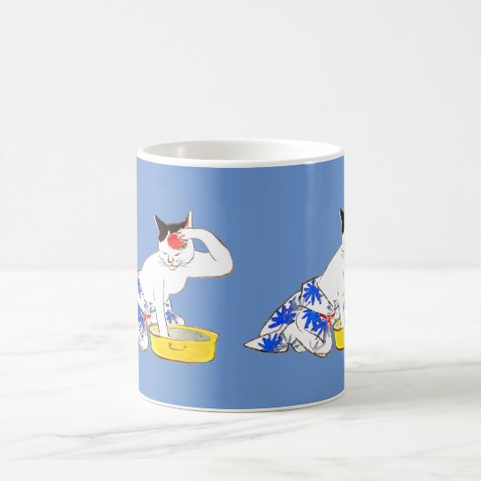 Mug Bain de chat japonais humoristique I (Centre)
