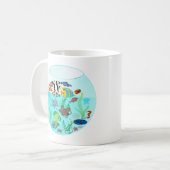 Mug bain de poissons (Devant gauche)
