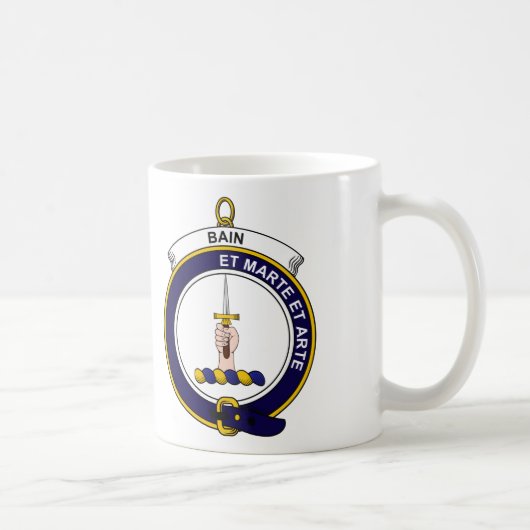 Mug Bain - le clan Crest (Droite)