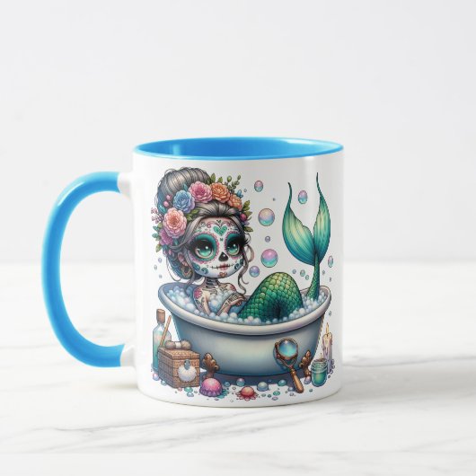 Mug Bain moussant Crâne de Sucre (Gauche)