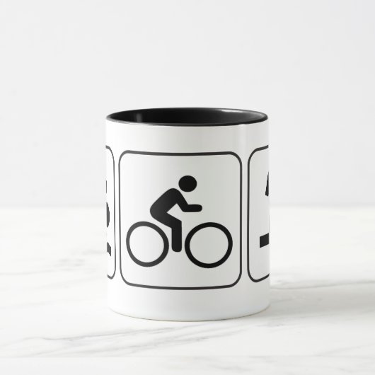 Mug Bain, vélo, course - triathlon (Centre)