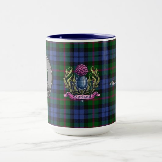 Mug Baird Clan Badge & Tartan (Centre)