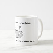 Mug Baise de chat amusante pour les geeks (Devant droit)