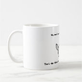Mug Baise de chat amusante pour les geeks (Gauche)
